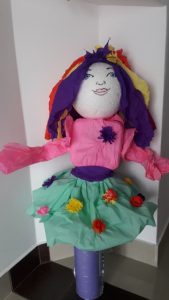 Zdjęcie wykonanej przez ucznia marzanny.