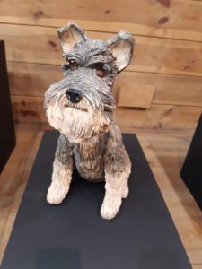 Zdjęcie eksponatu Muzeum Etnograficznego w Toruniu. Na wystawie piesek.